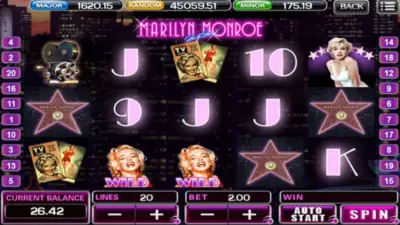 Be a Star with Marilyn Monroe Slots!